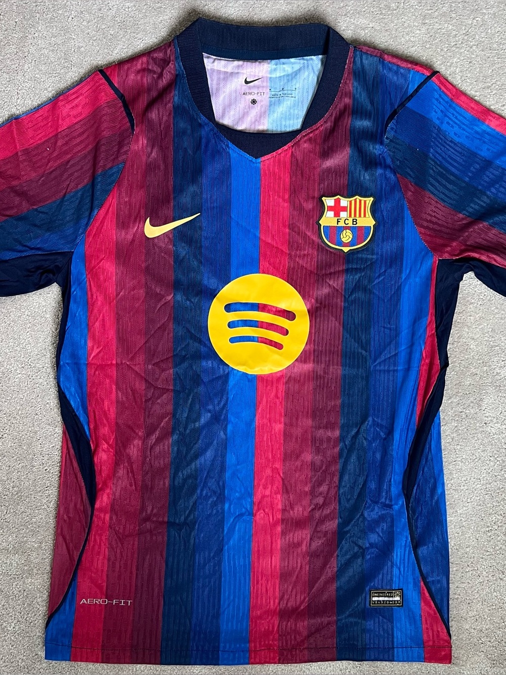 Nike Barcelona Home Kit Player Version M 26/27